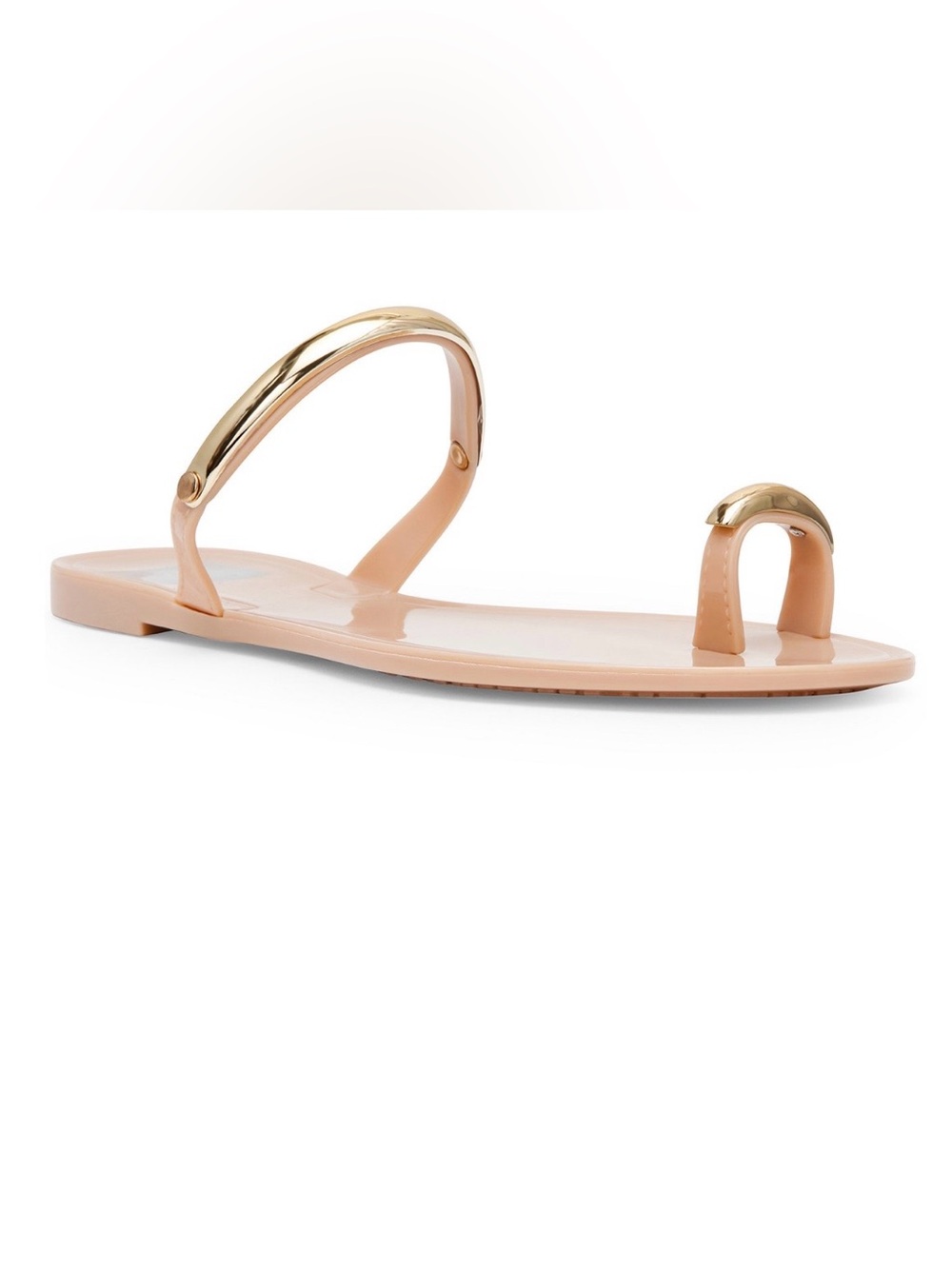DV Dolce Vita Ivonna Embellished Toe Ring Jelly Flat Sandals - Picture 2 of 5